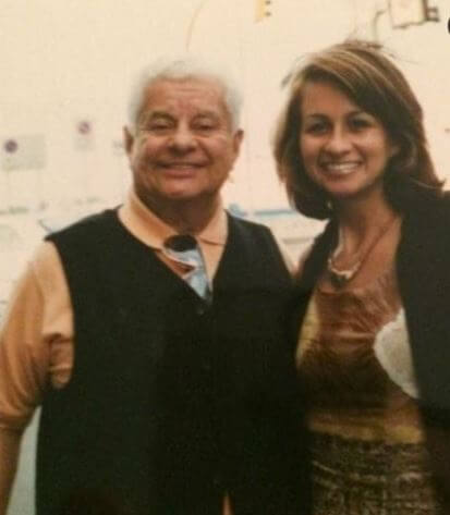 Santana Thompson mother Audrey Puente and grandfather Tito Puente.